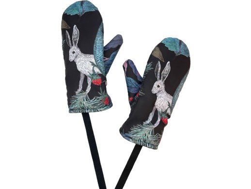 Варежки Зайцы. Varvara (без лого Varvara)