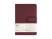 Ежедневник недатированный А5 Status, бордовый с нанесением логотипа с нанесением логотипа