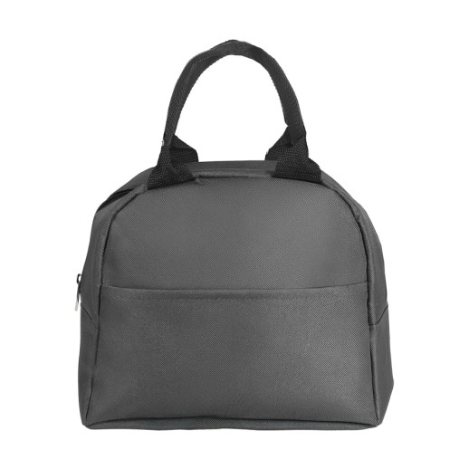 Термосумка LUNCH, серый, 25 x 21 x 17 см, полиэстер 600D   9296/29 с нанесением логотипа с нанесением логотипа