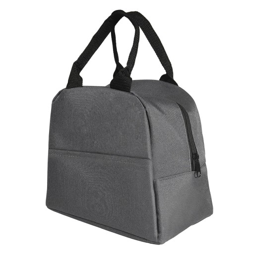 Термосумка LUNCH, серый, 25 x 21 x 17 см, полиэстер 600D   9296/29 с нанесением логотипа с нанесением логотипа