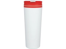 Термокружка Brite 500мл, белый/красный