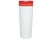 Термокружка Brite 500мл, белый/красный