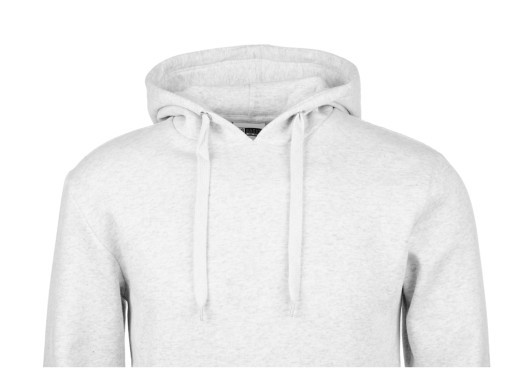 Толстовка с капюшоном Amsterdam мужская, белый меланж с нанесением логотипа с нанесением логотипа