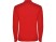 Рубашка поло Estrella мужская с длинным рукавом, красный