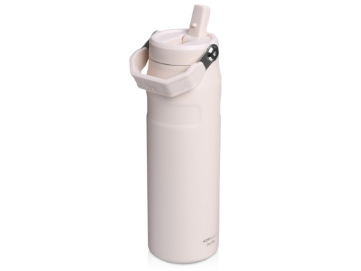 Бутылка для воды объемом 700 мл с откидной трубочкой Stanley IceFlow™ 2.0 - Light pink