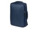 Рюкзак-трансформер Turnover, синий с нанесением логотипа с нанесением логотипа