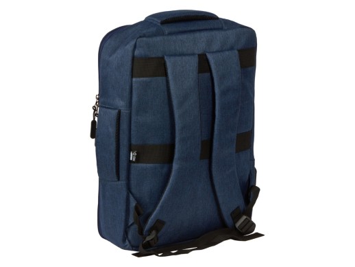 Рюкзак-трансформер Turnover, синий с нанесением логотипа с нанесением логотипа