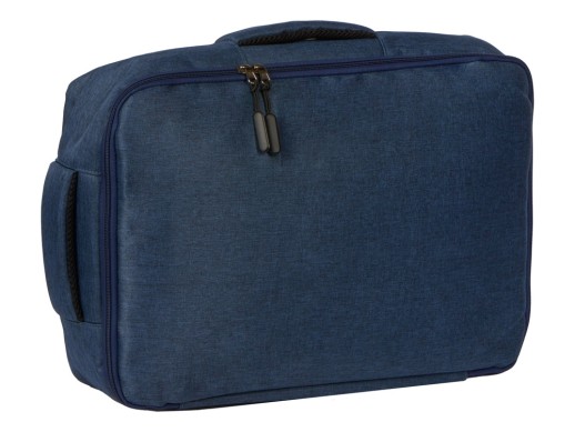 Рюкзак-трансформер Turnover, синий с нанесением логотипа с нанесением логотипа