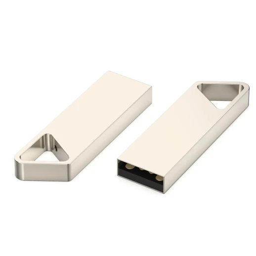 USB flash-карта SPLIT (16Гб), серебристая, 3,6х1,2х0,5 см, металл   19335_16Gb/47