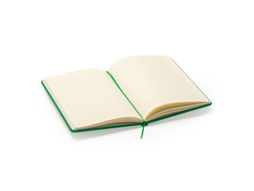 Блокнот А5 ARDAK, папоротник с нанесением логотипа с нанесением логотипа