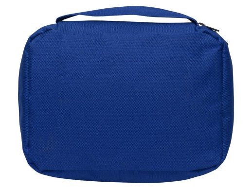 Несессер для путешествий Promo, синий с нанесением логотипа с нанесением логотипа