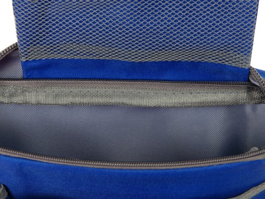 Несессер для путешествий Promo, синий с нанесением логотипа с нанесением логотипа