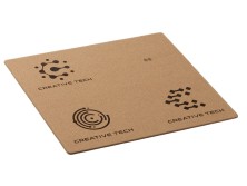 Пробковый коврик для мыши с беспроводной зарядкой Querсus (гравировка)