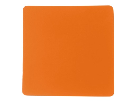 ПАТЧ КВАДРАТ soft-touch (оранжевый ) 5,5 х 5,5 см