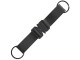 Отстегивающийся брелок-ремувка из эко-кожи Ninja, черный с нанесением логотипа с нанесением логотипа