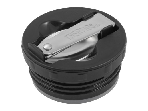 Термос из нерж. стали с ложкой тм THERMOS SK3020ST 0,7L, стальной с нанесением логотипа с нанесением логотипа