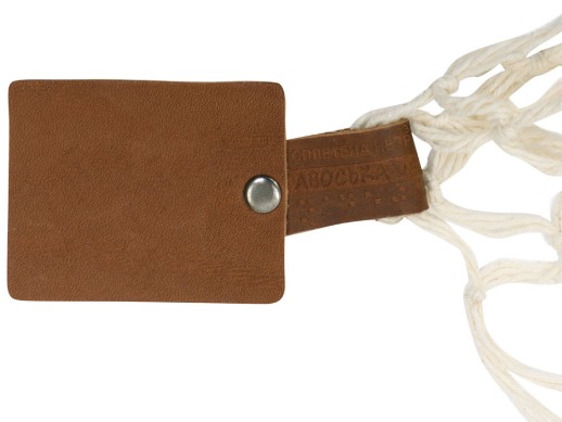 Авоська Dream М old style 15 литров с кожаными ручками, натуральный (19)