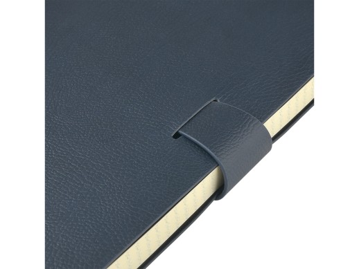 Ежедневник недатированный А5 Megapolis Flex Smart, темно-синий с нанесением логотипа с нанесением логотипа