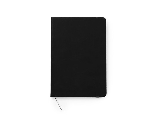 Блокнот А5 ARDAK, черный с нанесением логотипа с нанесением логотипа