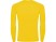 Футболка Prime мужская с длинным рукавом, желтый с нанесением логотипа с нанесением логотипа