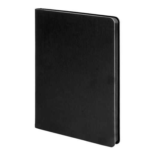Ежедневник недатированный Pulpy, А5, черный, кремовый блок в линейку, черный срез   24709/35 с нанесением логотипа с нанесением логотипа
