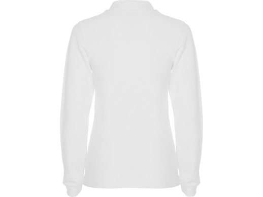 Рубашка поло Estrella женская с длинным рукавом, белый