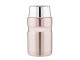 Термос из нерж. стали с ложкой тм THERMOS SK3021Р 0,7L, розовый с нанесением логотипа с нанесением логотипа