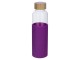 Бутылка для воды стеклянная Refine, в чехле, 550 мл, фиолетовый