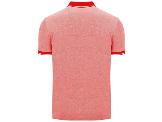 Рубашка поло Bowie мужская, меланжевый красный