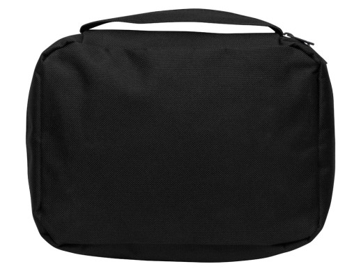 Несессер для путешествий Promo, черный с нанесением логотипа с нанесением логотипа
