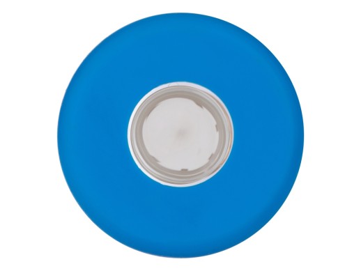 Бутылка для воды стеклянная Refine, в чехле, 550 мл, голубой