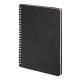 Блокнот на двойной пружине HELIX, 143 х 205 мм, черный с белым, блок в линейку ,   33901/01