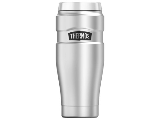 Кружка-термос из нерж. стали тм THERMOS SK1005SBK 0.47L, стальной с нанесением логотипа с нанесением логотипа