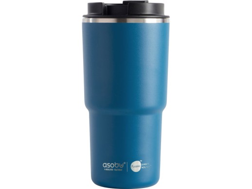 Вакуумная термокружка с  керамическим покрытием Pick-Up, 650 мл, синий с нанесением логотипа с нанесением логотипа