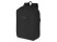 Рюкзак Luma для ноутбука с диагональю экрана 15 дюймов с защитой от кражи объемом 10 л из материала, переработанного по стандарту GRS - сплошной черный с нанесением логотипа с нанесением логотипа