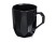 Кружка с гранями Amery, 310мл, черный глянцевый