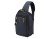 Рюкзак TORBER ВОЯЖ на одно плечо, серый, полиэстер 900D, 20х10х30 см, 5 л с нанесением логотипа с нанесением логотипа