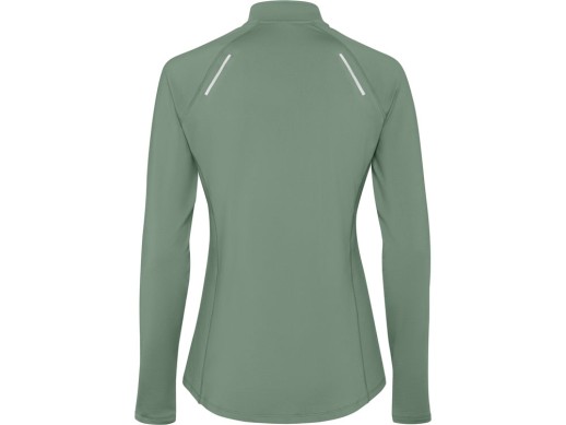 Лонгслив Estambul женский, лаврово-зеленый с нанесением логотипа с нанесением логотипа