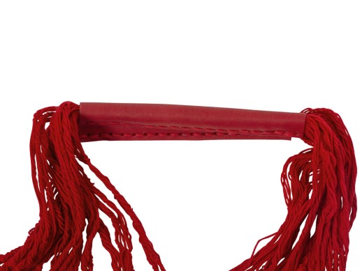 Авоська Dream М old style 15 литров с кожаными ручками, красный (1)