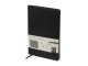 Скетчбук Sketch & Art в мягком переплете 140х210 мм, 100 л. черной бумаги 100 гр., черный с нанесением логотипа с нанесением логотипа