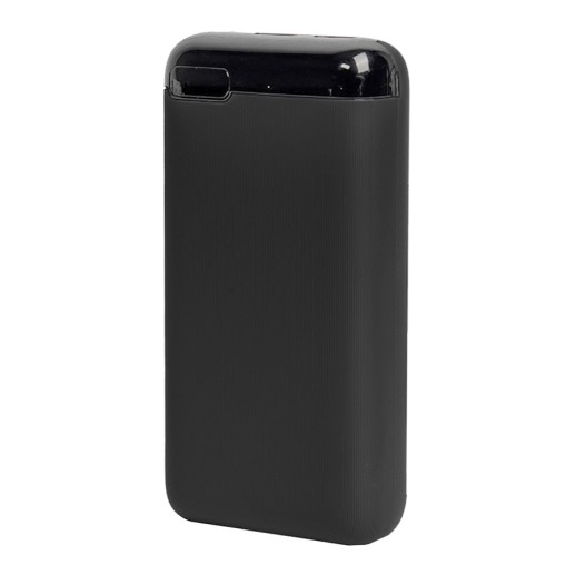 Универсальный аккумулятор Num 20 (20000 мАч), черный, 14,6х7.0х2,75 см   37177/35