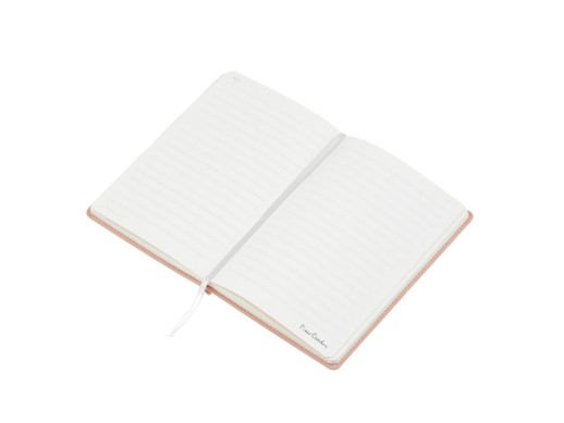 Записная книжка Pierre Cardin пудровая, 14 х 20,5 см с нанесением логотипа с нанесением логотипа