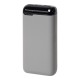 Универсальный аккумулятор Num 20 (20000 мАч), серый, 14,6х7.0х2,75 см   37177/29