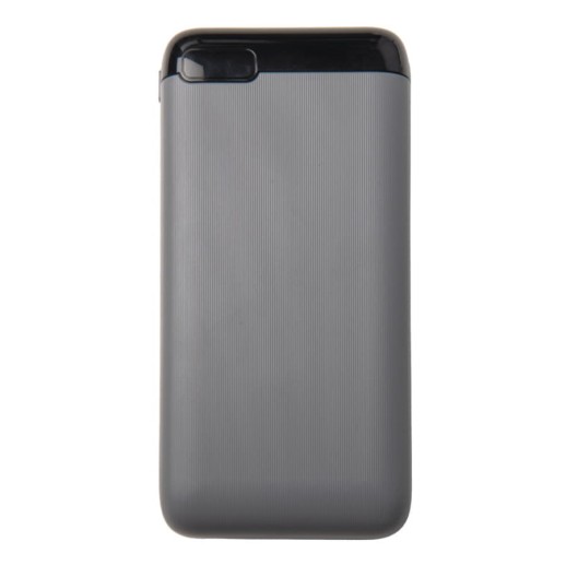 Универсальный аккумулятор Num 20 (20000 мАч), серый, 14,6х7.0х2,75 см   37177/29