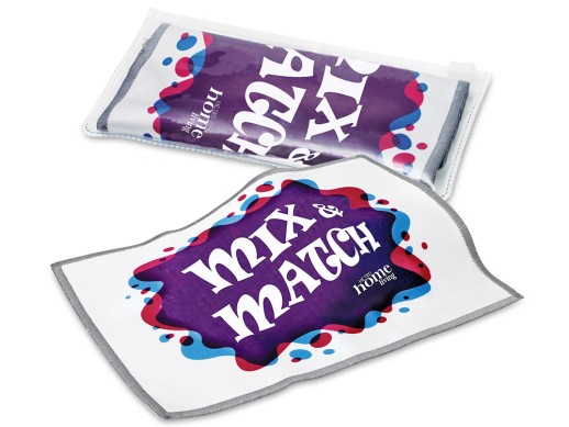 Салфетка из микрофибры с возможностью полноцветной печати с нанесением логотипа с нанесением логотипа