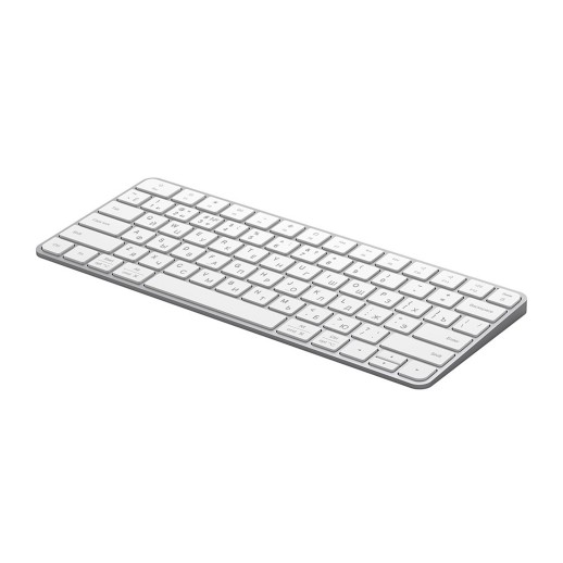 Беспроводная клавиатура Air Keyboard для MAC, Windows, 500 мАч, алюминий, белый, Deppa с нанесением логотипа с нанесением логотипа