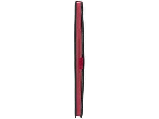 Блокнот Color edge A5, черный/красный (Р) с нанесением логотипа с нанесением логотипа