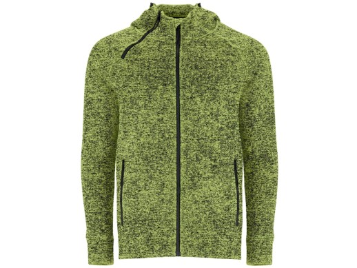 Толстовка на молнии Everest, меланжевый салатовый