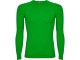 Футболка Prime мужская с длинным рукавом, папоротниковый с нанесением логотипа с нанесением логотипа