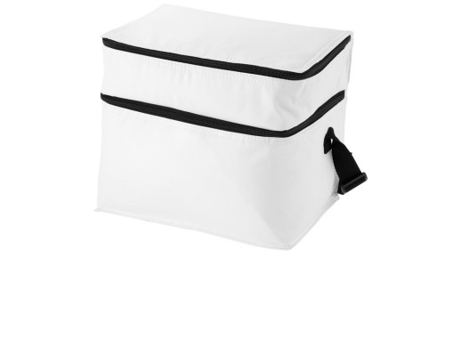 Сумка-холодильник Oslo, белый с нанесением логотипа с нанесением логотипа